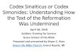 Codex Sinaiticus or Codex Simonides: Understanding How the ...gracelifebiblechurch.com/wp-content/uploads/2018/...Introduction •Swept away was the historic Protestant belief in the