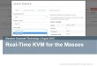 Siemens Corporate Technology | August 2015 Real-Time KVM for … · 2015. 8. 19. · • See also Rik van Riel's slides (KVM Forum 2015) ... • Implements current blueprint over