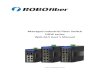 HGW managed series manual - Future Ready Solutions · 2019. 10. 11. · HGW series - Industrial Ethernet Switches – Management User’s Manual 2 ROBOfiber, Inc. 3000F Danville Blvd.,