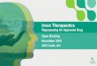 Invex Therapeutics · 2020. 1. 31. · 2 Disclaimer This presentation (Presentation) is issued by Invex Therapeutics Ltd (ASX:IXC) (the Company orIXC).The information presented in
