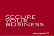 Secure buSineSS - Radson · 2018. 10. 29. · When times get turbulent, it’s good to know that your business partner is stable and sufficiently funded to withstand the strain. Radson