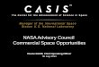 Manager of the International Space Station U.S. National ... · tangible and intangible value to U.S. taxpayer 4. Legal and Compliance team review of regulatory, compliance, IP and