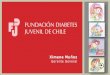 Ximena Muñoz - Danmark i Chile/media/Chile/6 Ximena Munoz...VALOR PROMEDIO DE HbA1c: 8,5 ± 1,6% HbA1c 7,6% HbA1c 9,4% HbA1c 8,7% GLICEMIAS PRE Y DURANTE CAMPAMENTO 0 50 100 150 200