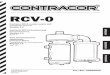 RCV-0 - Contracor · 2017. 7. 14. · 3 ENGLISH CRCR ® RCV-0 remote conro ni 1. Device and mechanism 1.1 Function The RCV-0 remote control unit is designed for installation on Contracor