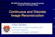 Continuous and Discrete Image ... Continuous and Discrete Image Reconstruction P£©ter Bal£Œzs Department