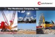 The Manitowoc Company, Inc. · 11/15/2017  · The Manitowoc Company, Inc. UBS Industrials and Transportation Conference New York, New York, November 15, 2017