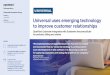 Universal uses emerging technology to improve customer … · 2018. 8. 16. · Universal uses emerging technology to improve customer relationships With over 30 years of experience