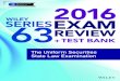 WILEY SERIES 63 EXAM REVIEW 2016 - download.e …...Futures Examination Wiley Series 4 Exam Review 2016 + Test Bank: The Registered Options Principal Examination Wiley Series 6 Exam