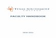 FACULTY HANDBOOK...Page 7 DISCLAIMER The Texas Southmost College (TSC) Faculty Handbook is a reference guide highlighting instructional information pertinent to full-time and part-time