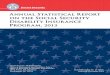 Annual Statistical Report on the Social Security Disability ......Program, 2013 Social Security Administration Office of Retirement and Disability Policy Office of Research, Evaluation,