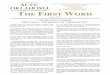The First Word - ACEC OKLAHOMAacecok.org/index_htm_files/April2019FirstWord.pdf · Major Issues: Transparency and “Oklahoma First” Thursday, April 11th saw the passing of another