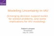 Modeling Uncertainty in IAV - Stanford University · (Emerging decision support toolkit for wicked problems, and some implications for IAV modeling) ... • Pre-framing • Framing