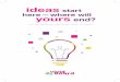ideas start hee — rwhere will yours - VividBoard · room boards to get you started. These are just suggestions. Anything is possible with VividBoard! 1. Starting below and on the