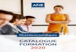 CATALOGUE FORMATION 2020 AFJE 2019/AFJE...en conformité vos traitements de données Données personnelles (2) Gérer le risque ‘data’ : ... responsabilités et garanties > Rappel