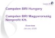 New Campden BRI Magyarország BRI Hungary Jan... · 2020. 3. 13. · Campden BRI Hungary –skills and key activities • Regular partner in EU and national research and innovation