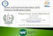 Career and Technical Education (CTE) Industry ...miamicentral.dadeschools.net/assets/assessment-night-presentation... · Career Skills Today for Career Opportunities Tomorrow Miami