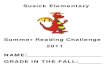 Summer Reading Challenge 2011 NAME: GRADE IN THE FALL:Kimmel: The Gingerbread Man c1993 fairy tale This familiar fairy tale features a gingerbread man who runs away from the woman