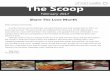 The Scoop - Dine On Campus · 2019. 2. 21. · 2 teaspoons pure vanilla extract Fresh raspberries and mint sprigs, serving suggestion Recipe and photo from FoodNetwork.com Yield 12