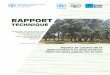 Agents et causes de la déforestation et de la dégradation forestière · 2017. 11. 28. · RAPPORT TECHNIQUE Agents et causes de la déforestation et dégradation dans les sites