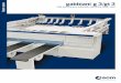 beam saws gabbiani g 3 gt 3 - SCM Group · gabbiani g 3/gt 3 designed to satisfy all requirements of a company that wants to excel at every process of the machining and to be a major