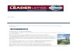President Orlando · PDF file Welcome to the first issue of The Leader Letter for the 2014­2015 program year at Toastmasters International. Coming Soon: Improved Website The Toastmasters