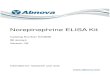 Norepinephrine ELISA Kit - Novus Biologicals · Noradrenaline (Norepinephrine) is extracted by using a cis-diol-specific affinity gel, acylated and then converted enzymatically. The