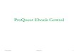 ProQuest Ebook Central - Theological College...“ProQuest Ebook Central” 11/22/2016 Ming Hua 2 Login account Enter your library card number (last 5 digits) as username and your
