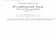 Irrational Joy PERUSAL SCORE - Steven Bryant€¦ · Irrational Joy is part of a suite of five works commissioned by Kappa Kappa Psi, National Band Fraternity, and Tau Beta Sigma,