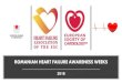 ROMANIAN HEART FAILURE AWARENESS WEEKS...It is estimated that 4.7% of Romania's over 35 years age suffer from heart failure (about 650.000 patients). Almost 5 new cases of heart failure