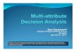 Dave Charlesworth Decision Analysis Affinity Group Houston ... · Decision Analysis Affinity Group. Houston. April 20-21, 2011. Disclaimer: The views and opinions contained herein
