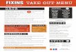 TAKE OUT MENU · 2020. 3. 19. · take out menu open daily 11am-8pm • 3428 3rd ave • 916.999.soul • fixinssoulkitchen.com
