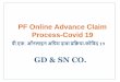 GD & SN CO. · PF Online Advance Claim Process-Covid 19 GD & SN CO. पी.एफ . ऑनलाइन अग्रिम दावा प्रग्रिया-कोग्रवद