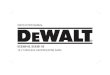 N111154 man cdls recip saw DCS380-XE - DeWaltservice.dewalt.co.uk/PDMSDocuments/EU/Docs//docpdf/dcs380-dcs… · Additional Specific Safety Rules for Reciprocating Saws • Hold power