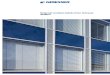 External venetian blinds from Griesser. Aluflexcrocist.com/v1/inc/uploads/2015/10/Aluflex.pdf · shade of color for your needs. BiColor External venetian blinds get a new color accent: