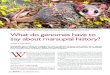 Credit: Phil Spark What do genomes have to say about ... · marsupial mole monito del monte opossums Millions of years ago The placental mole greatly resembles the marsupial mole