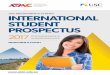 USC MELBOURNE & SYDNEY INTERNATIONAL STUDENT PROSPECTUS · specialist career services, including career coaching that is delivered by a qualified careers counsellor. These services