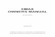 EMAX OWNERS MANUAL€¦ · Emax Owners Manual © 1986 E-mu Systems, Inc. Enhanced by The Emulator Archive 2001 Page 3 EMAX OWNERS MANUAL