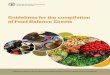 Guidelines for the compilation of Food Balance Sheets · vi GUIDELINES FOR THE COMPILATION OF FOOD BALANCE SHEETS FIGURES fIgure 2-1 Mushroom commodity tree. 22 fIgure 2-2 Olive commodity