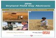 2016 Dryland Field Day Abstracts - Amazon S3s3-us-west-2.amazonaws.com/css.wsu.edu/wp-content/... · PAGE 2 2016 FIELD DAY ABSTRACTS: HIGHLIGHTS OF RESEARCH PROGRESS Climate Science