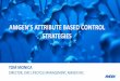 AMGEN’S ATTRIBUTE BASED CONTROL STRATEGIES...operation (UOP) on the attribute • Control elements associated with the UOP including procedural controls, raw material controls, and