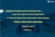 Public Information Meeting Dam and Surge Tank Public … · LOGAN HYDROELECTRIC PROJECT NO. 2 Logan City Light and Power Department 3rd Dam and Surge Tank Construction Improvements