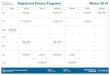 Registered Fitness Programs Winter 2019 · Weekend Warrior. Member: $70.00 Non-member: $84.00. Do you have a solid fitness base but want that extra push in weekly fitness routine?