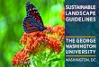 SUSTAINABLE LANDSCAPE GUIDELINES · SUSTAINABLE LANDSCAPE GUIDELINES ii THE GEORGE WASHINGTON UNIVERSITY Function: Tough, resilient plantings that maintain their form in winter and