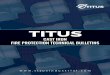 CAST IRON FIRE PROTECTION TECHNICAL BULLETINS...For current listing/approval details contact a Titus representative 90 ELBOW Approved By UL, ULC and FM at 300 psi Cast Iron ASTM A