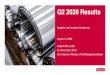 Q2 2020 Results Analysts Conference · 2020. 8. 13. · 01 Automation of core processes progressing Q2 2020 Results | Analysts’ and Investors’ Conference | Klöckner & Co SE COVID-19