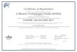 Certificate of Registration L3Harris Technologies Narda-MITEQ · Certificate of Registration This certifies that the Quality Management System of L3Harris Technologies Narda-MITEQ