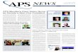 NEWS - aps.org · News should be directed to: Editor, APS News, One Physics Ellipse, College Park, MD 20749-3844, E-mail: letters@aps.org. Subscriptions: APS News is an on-membership