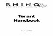 Tenant Handbook€¦ · 4 3 You may also pay in person, Monday thru Friday, 9:00am to 5:00pm. 4 Any rents paid late must be in certified funds and all applicable late fees must be