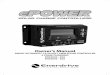 Owner’s Manual - Enerdrive...The ePOWER 20 & 30 Amp Solar Charge Controllers are common positive PWM charge controllers with built in LCD display and USB ports. The multiple load