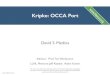 Kripke: OCCA Port - ComputingKripke: OCCA Port David S. Medina LLNL Mentors: Jeff Keasler, Adam Kunen rg Advisor: Prof. Tim Warburton This work was performed under the auspices of